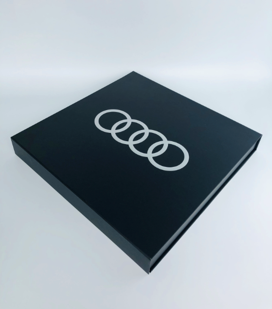 book style paper box, rigid box with foam insert